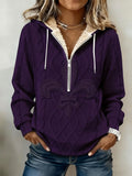 Women's Mardi Gras Printed Hoodie