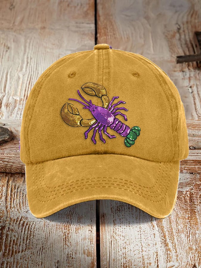Unisex Distressed Cotton  Mardi Gras Hat