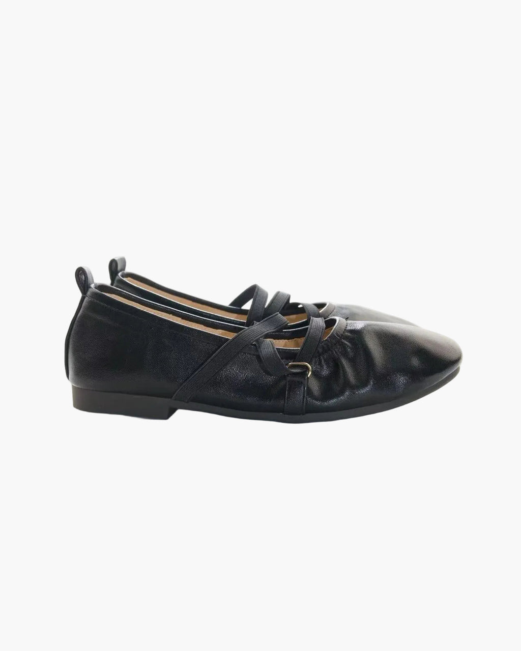 Cross Straps Foldable Ballet Flats