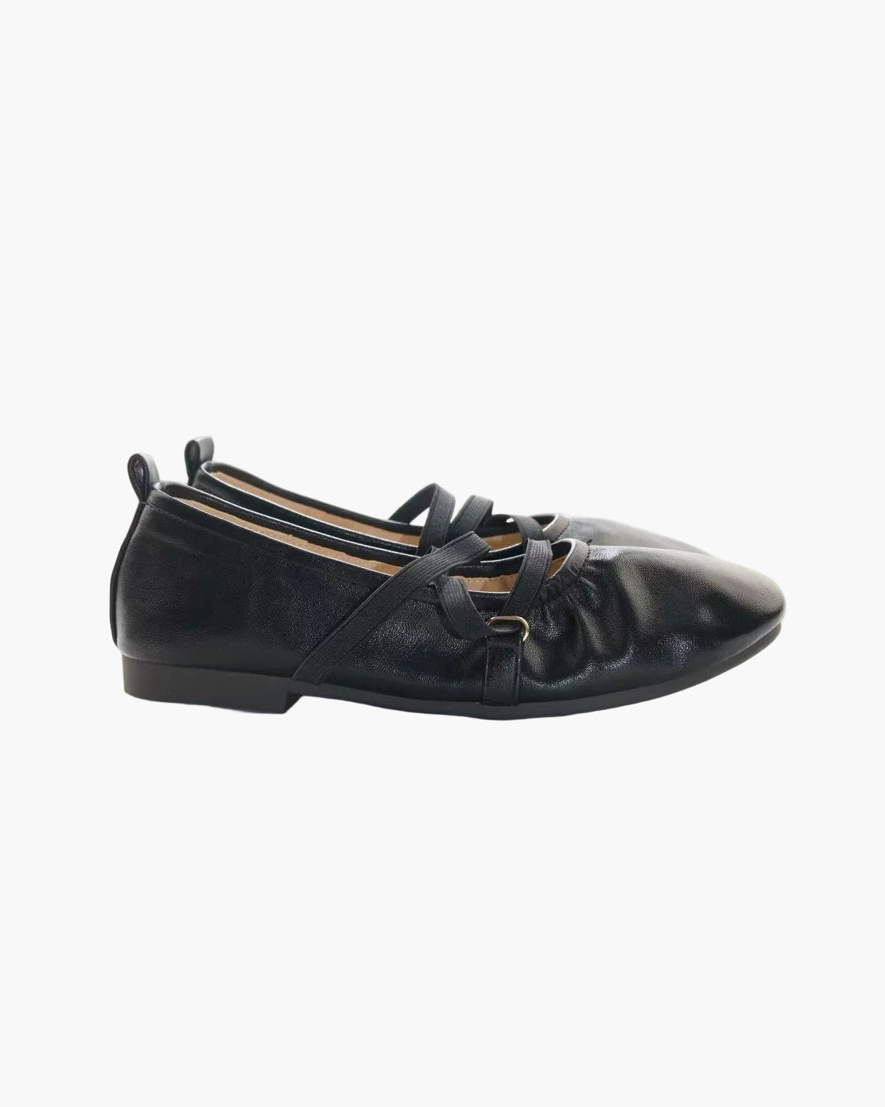 Cross Straps Foldable Ballet Flats