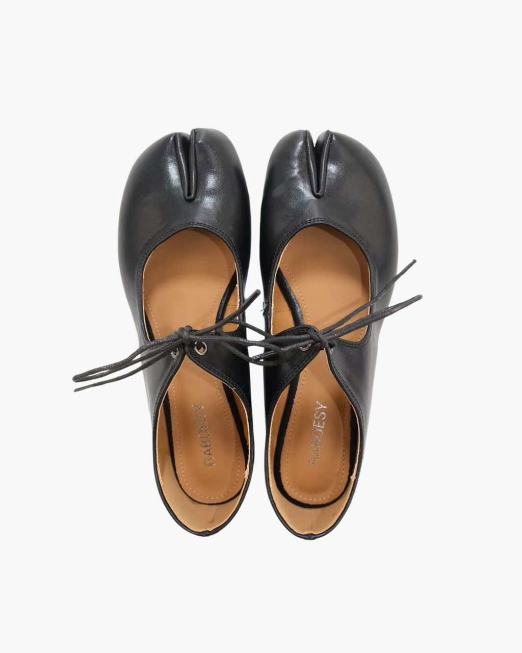 Lace Up Tabi Flats