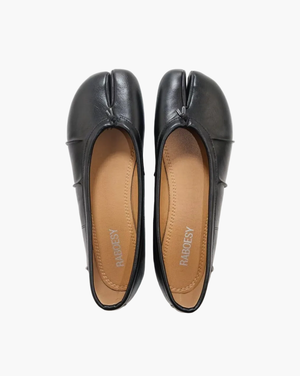 Wrinkles Tabi Ballet Flats