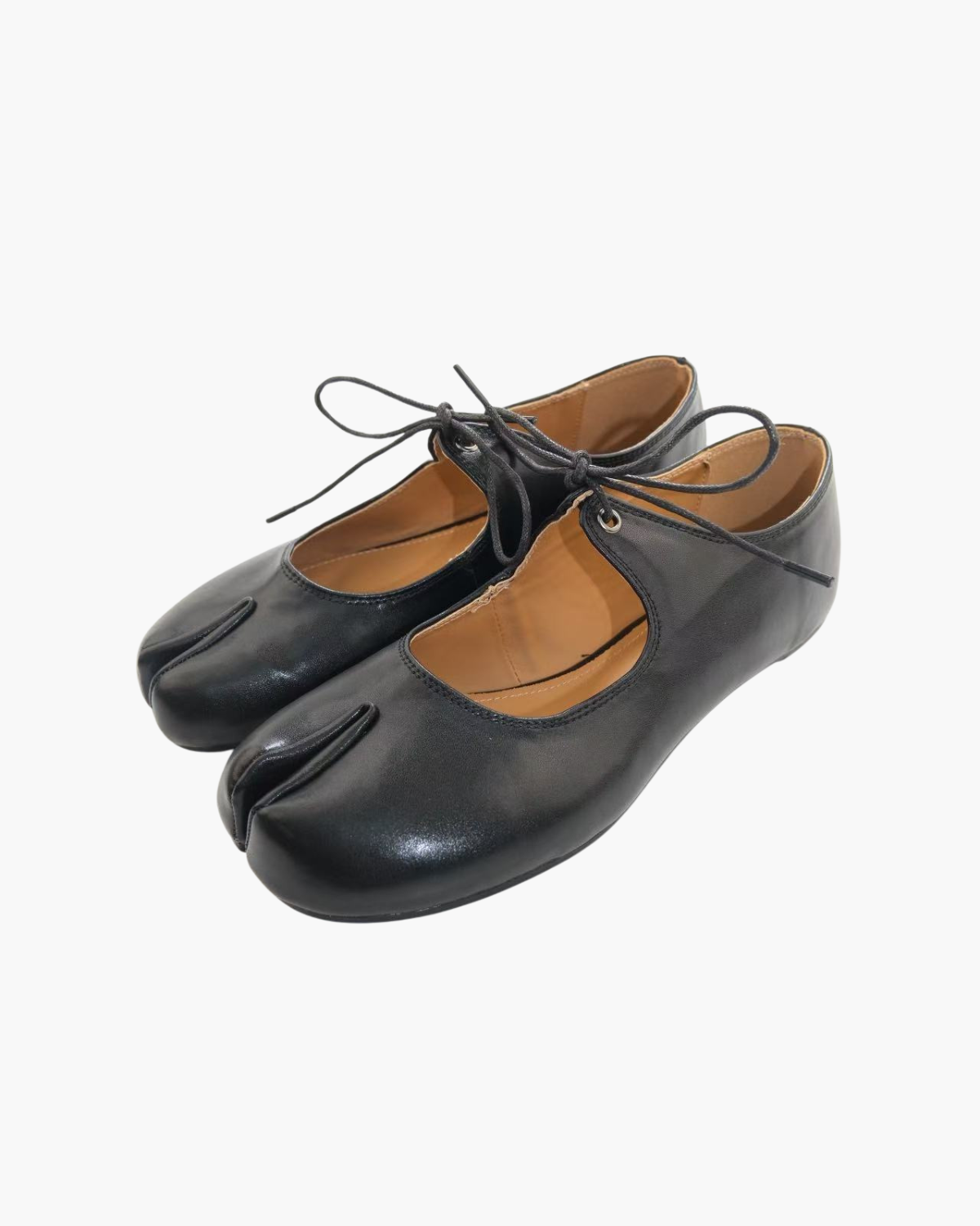 Lace Up Tabi Flats