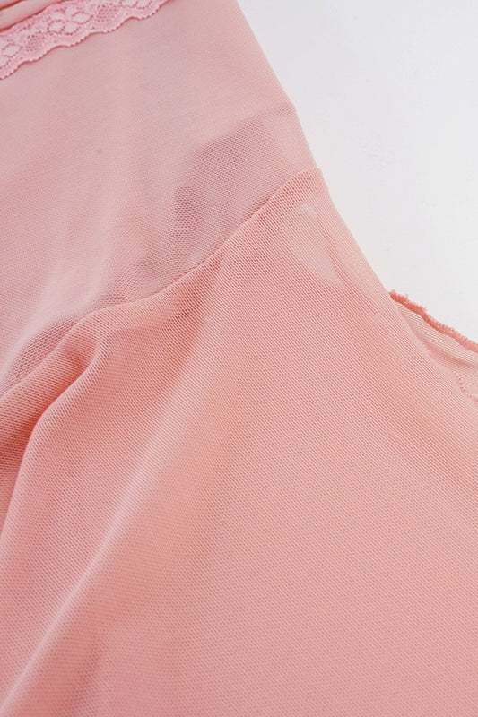 Lace Trim Asymmetric Mermaid Skirt