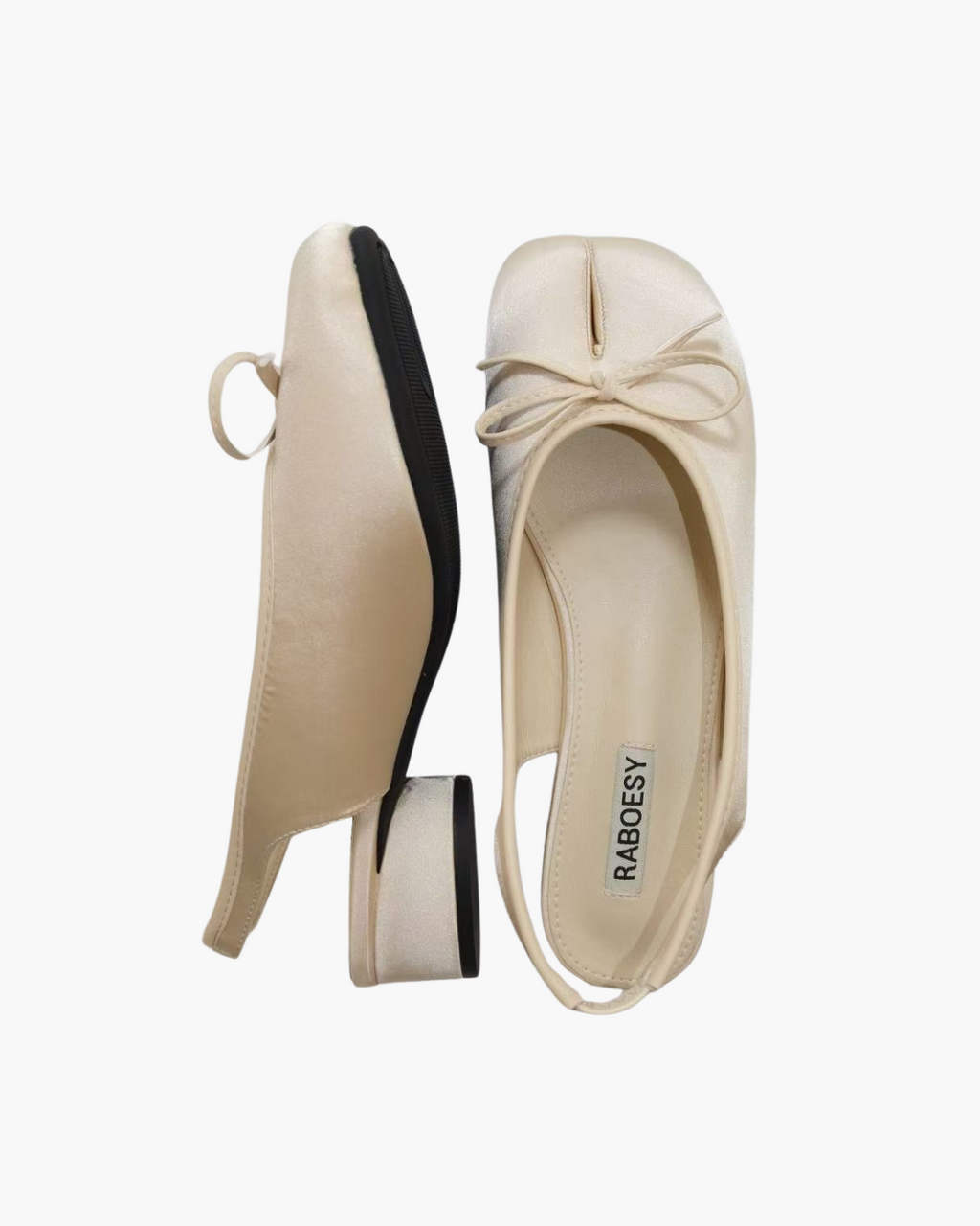 Bow Tie Slingback Tabi Pumps