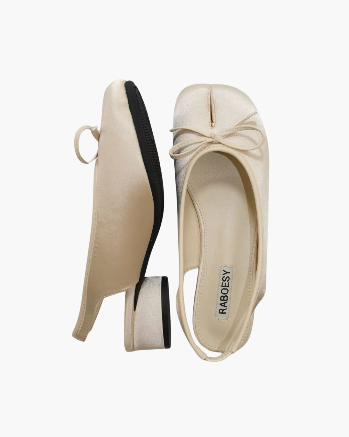 Bow Tie Slingback Tabi Pumps