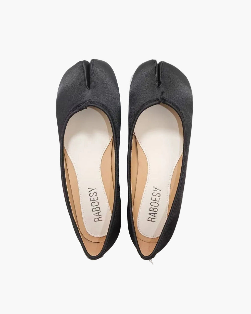Satin Tabi Ballet Flats