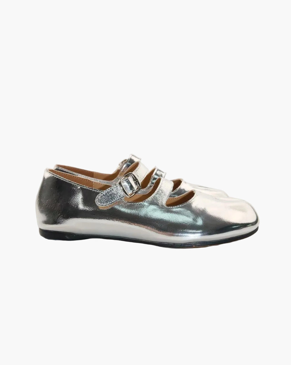 Double Straps Tabi Ballet Flats