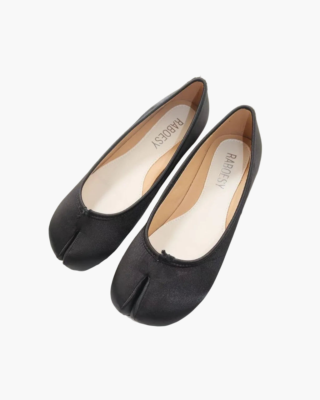 Satin Tabi Ballet Flats