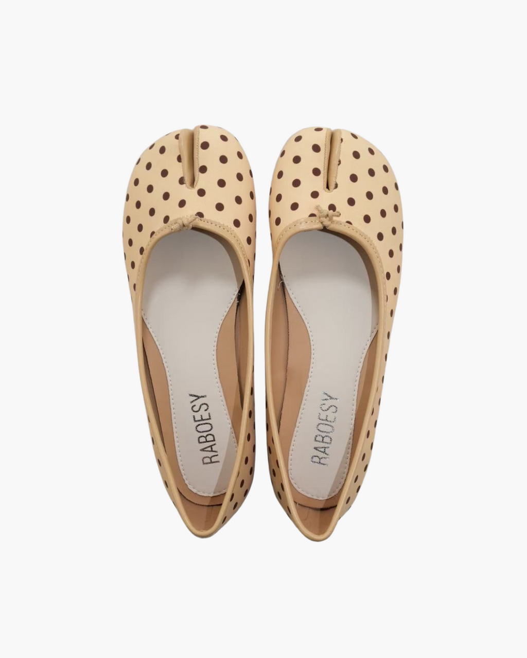 Satin Polka Dots Ballet Flats
