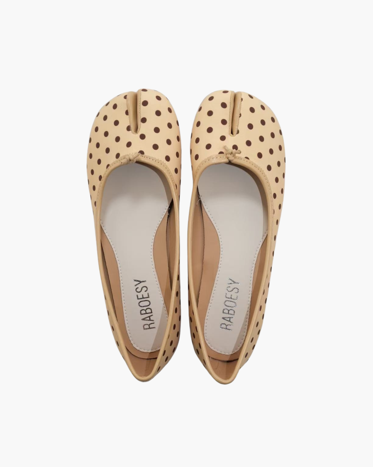 Satin Polka Dots Ballet Flats