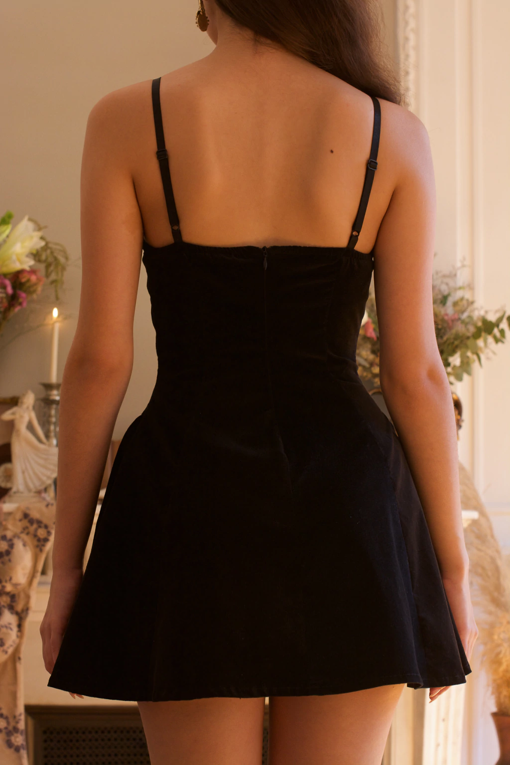 Pleated Mini Dress