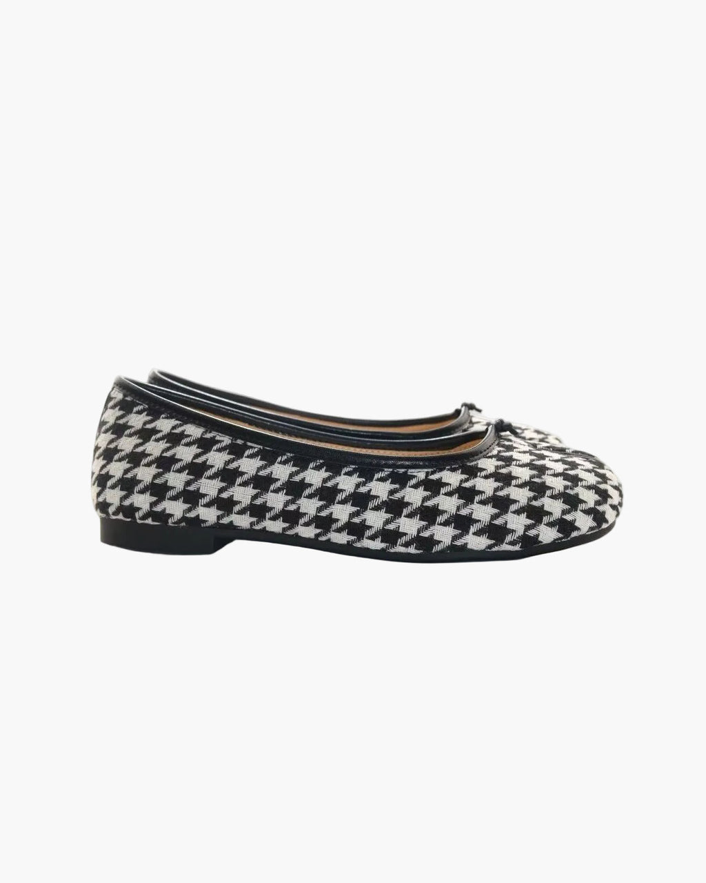 Plaid Tabi Ballet Flats