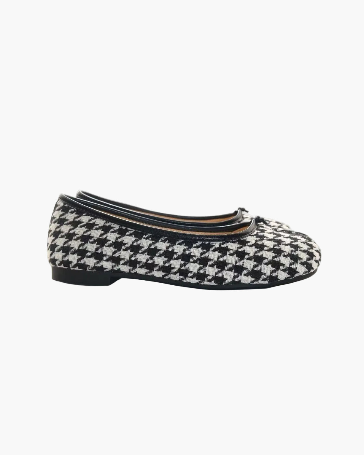 Plaid Tabi Ballet Flats