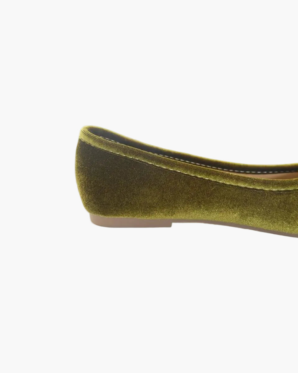 Velvet Tabi Ballet Flats
