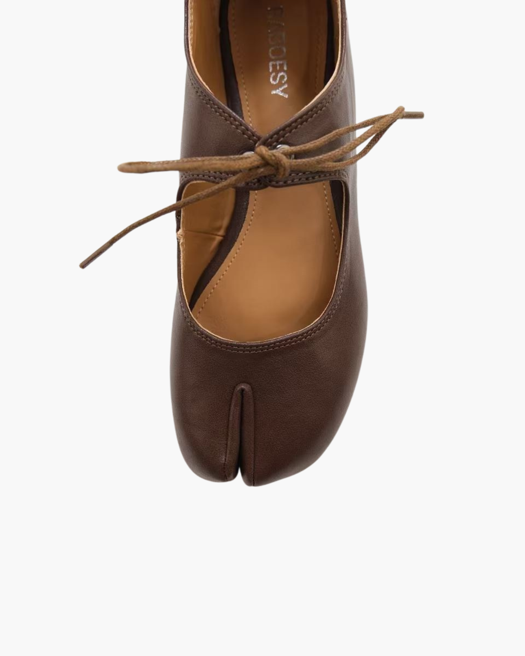 Lace Up Tabi Flats