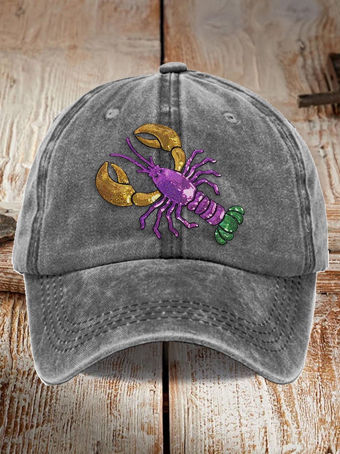 Unisex Distressed Cotton  Mardi Gras Hat