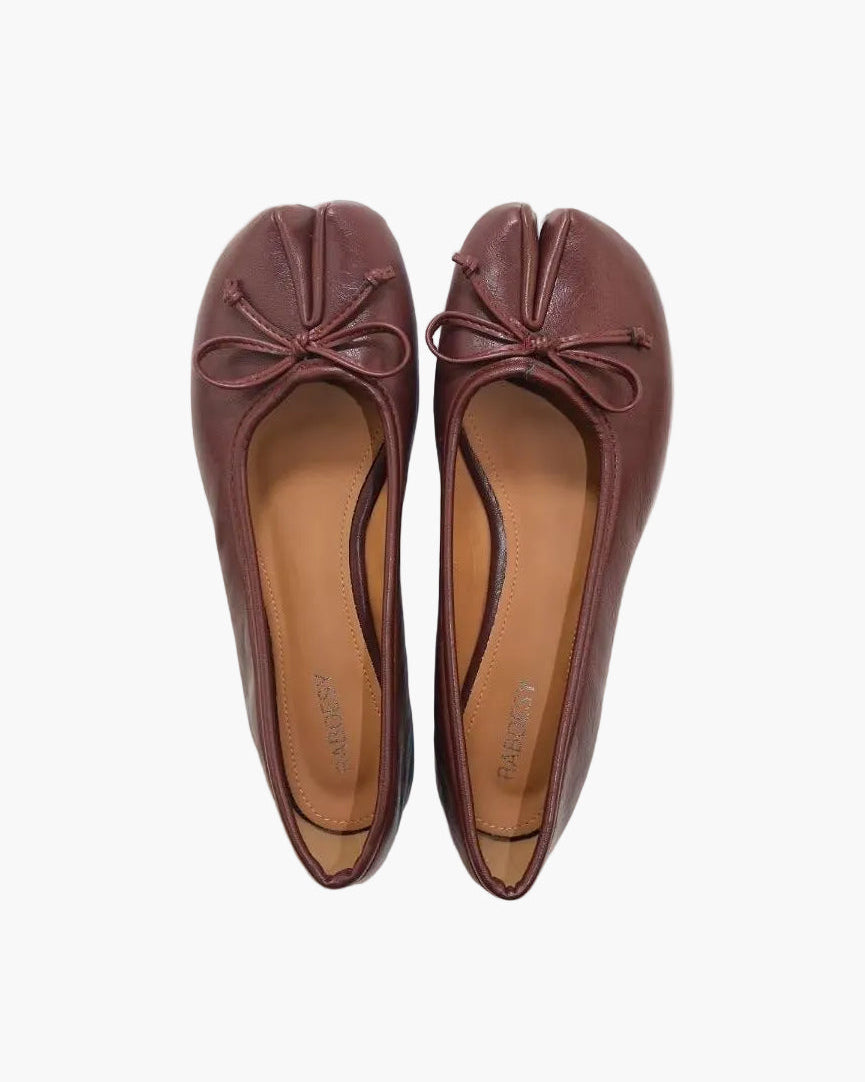 Bow Tie Tabi Flats