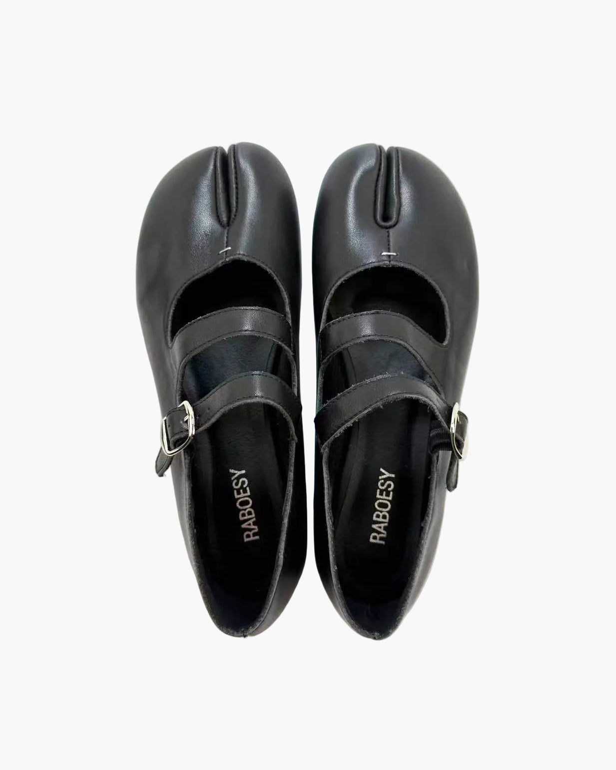 Double Straps Tabi Ballet Flats