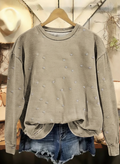 Women's Christmas Snow Long Sleeve Casual Top