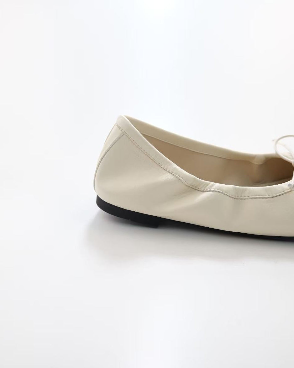 Foldable Color Block Tabi Flats
