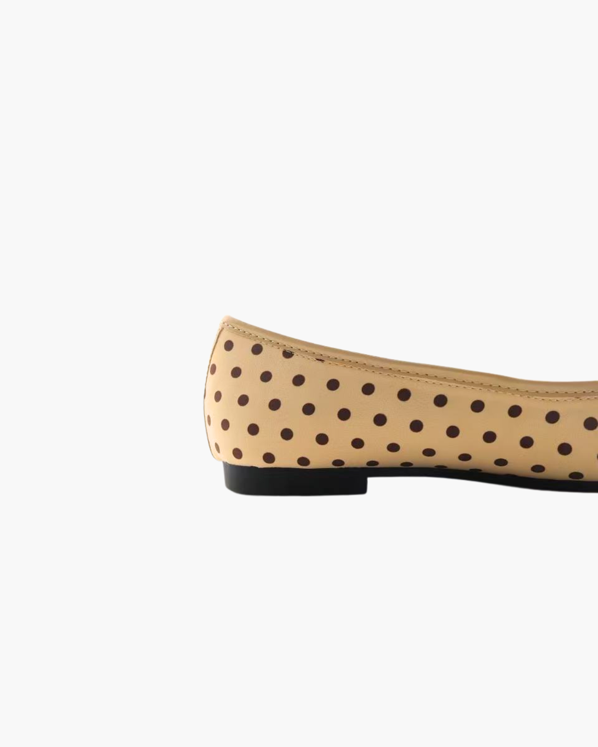 Satin Polka Dots Ballet Flats