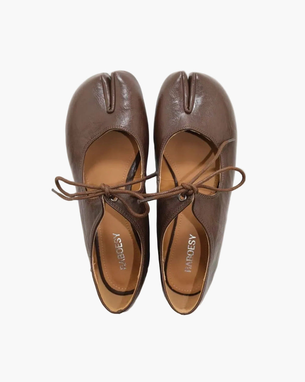 Lace Up Tabi Flats
