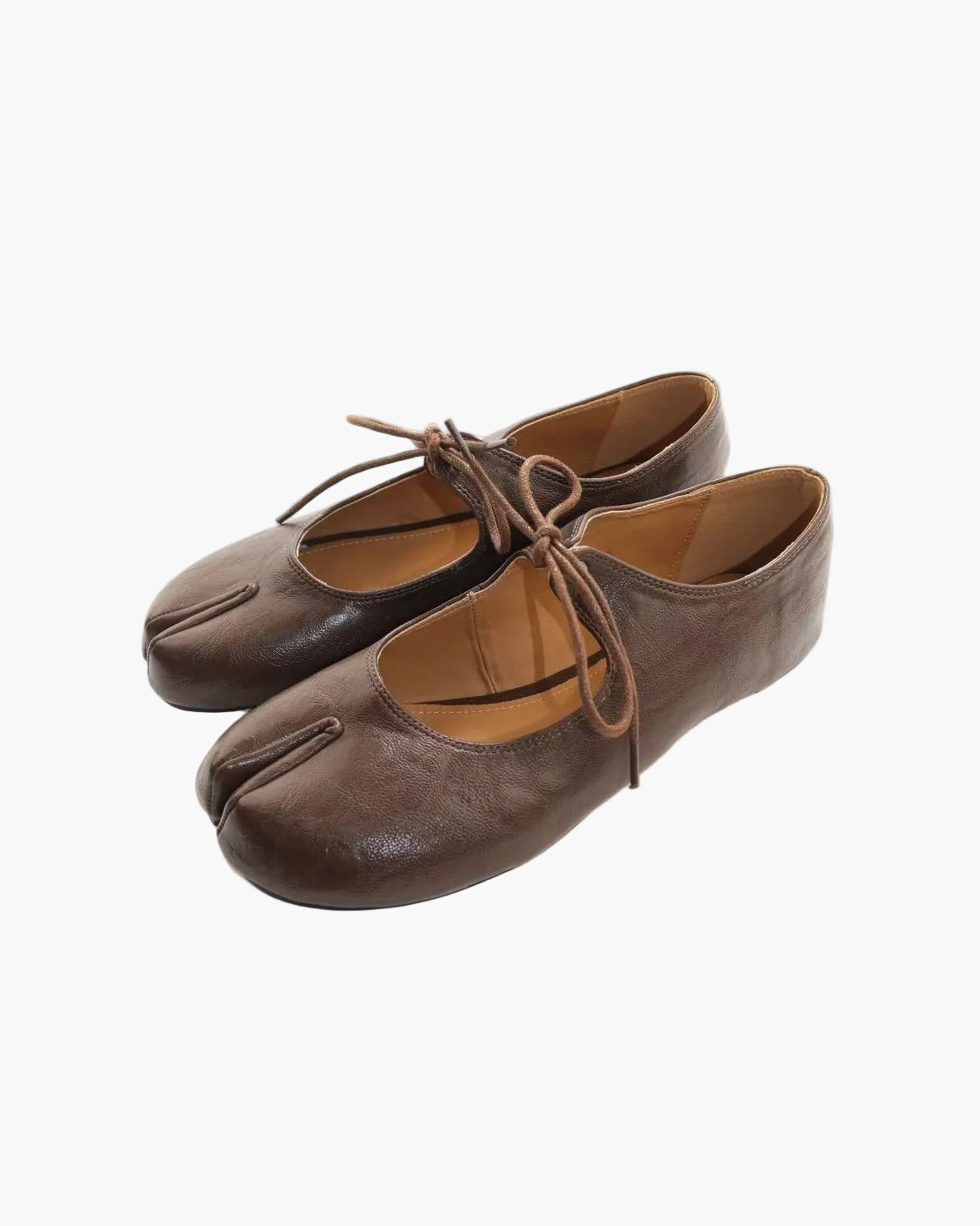 Lace Up Tabi Flats