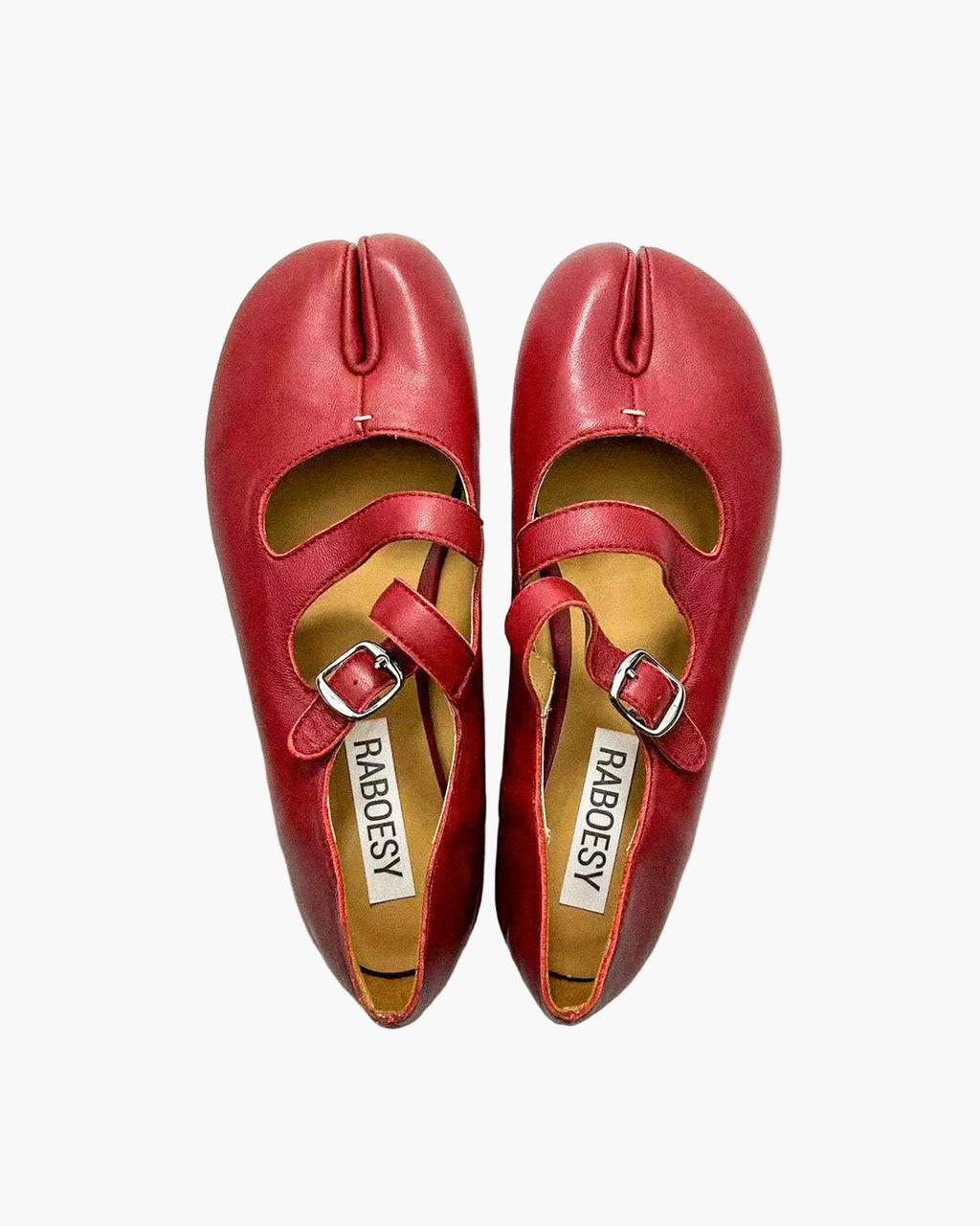 Double Straps Tabi Ballet Flats
