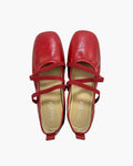 Cross Straps Foldable Ballet Flats