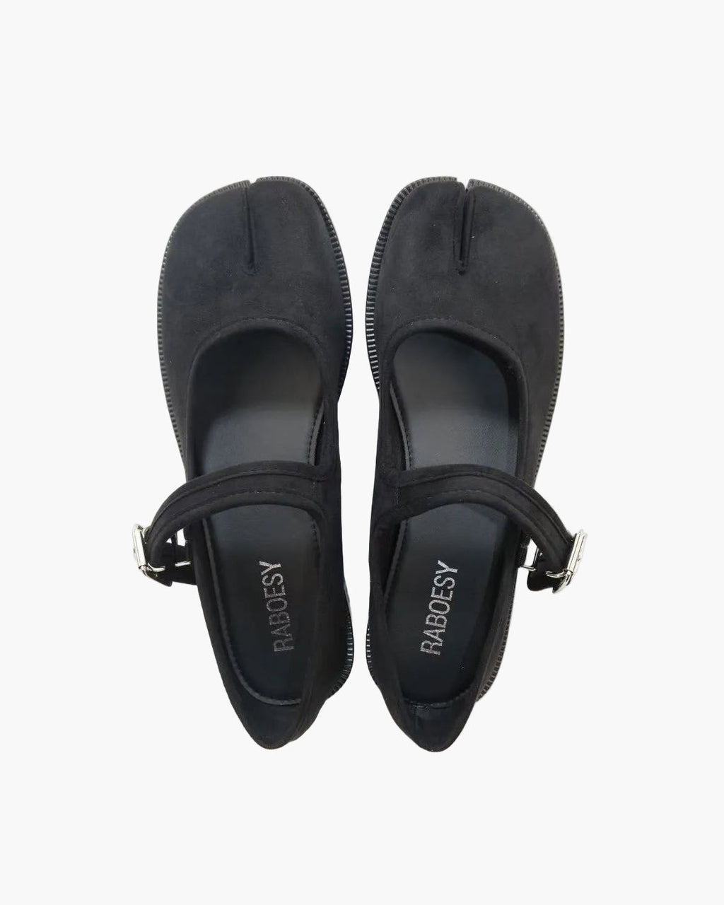 Suede Tabi Mary Jane Flats