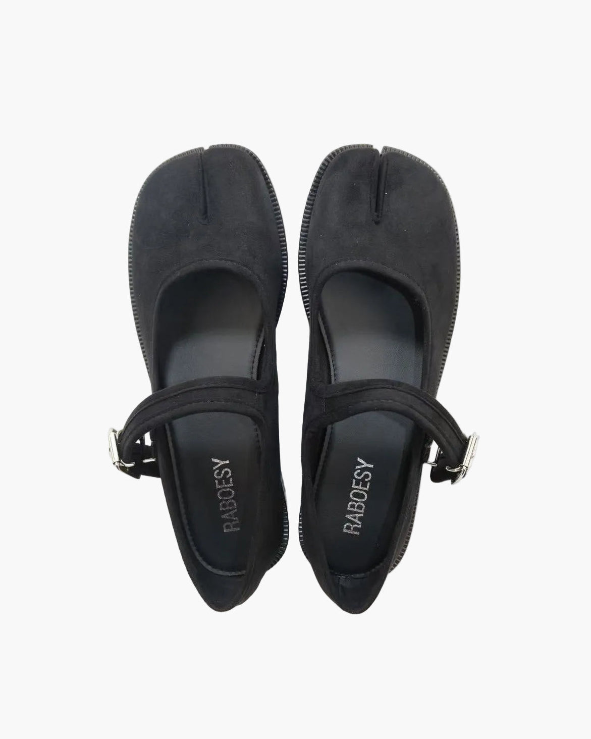 Suede Tabi Mary Jane Flats