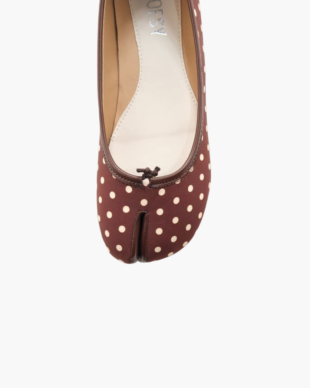 Satin Polka Dots Ballet Flats