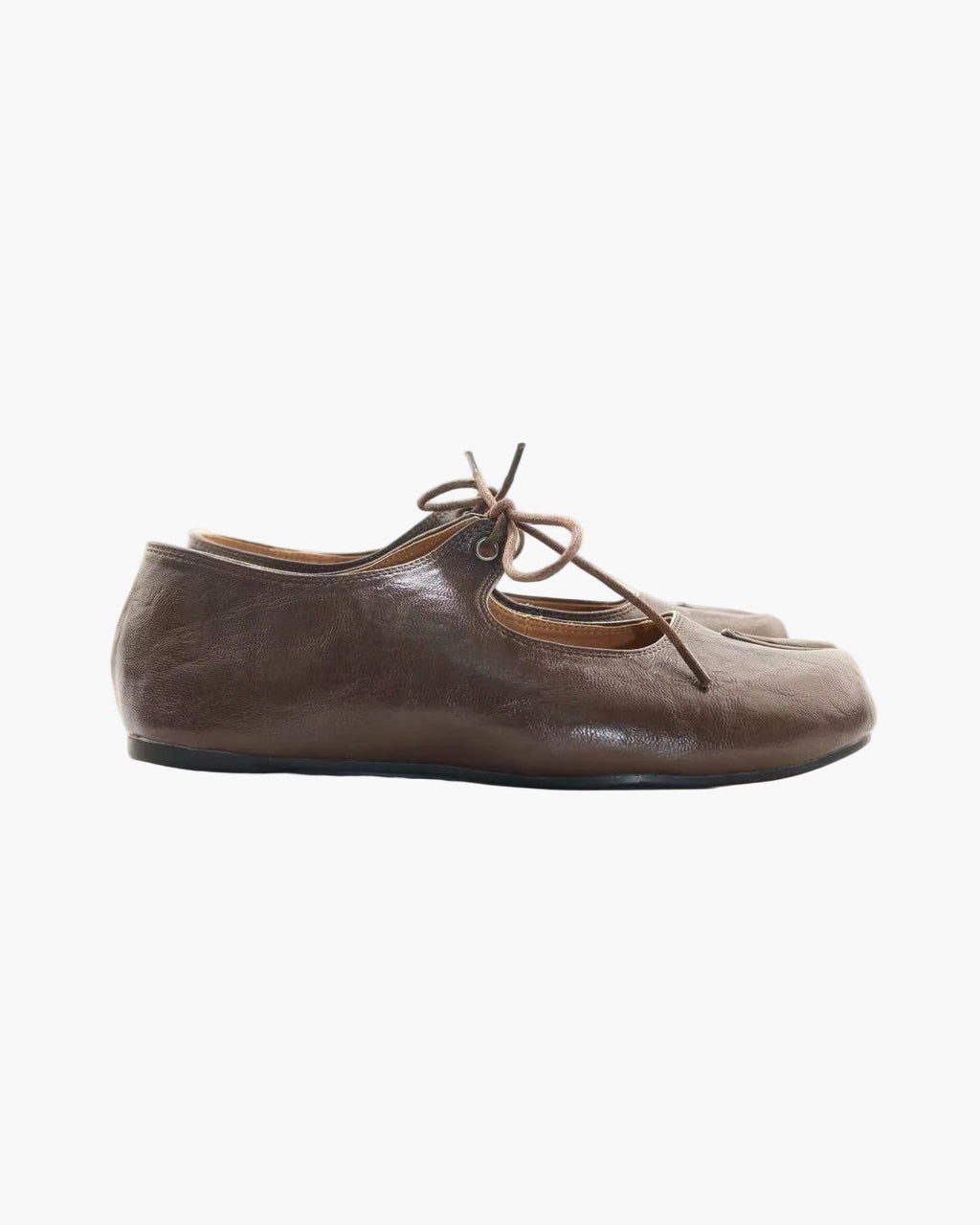 Lace Up Tabi Flats