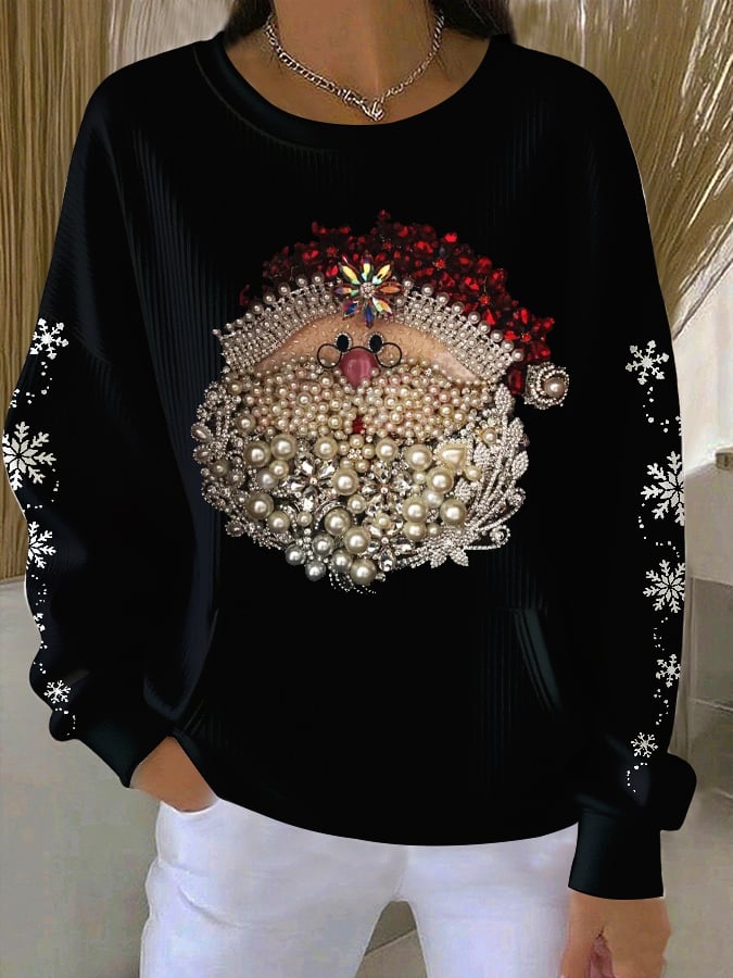 Women's Printed Casual Sweatshirt