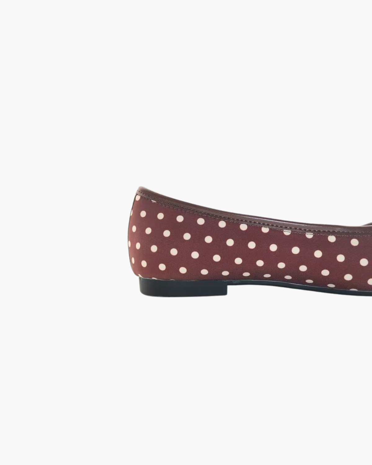 Satin Polka Dots Ballet Flats