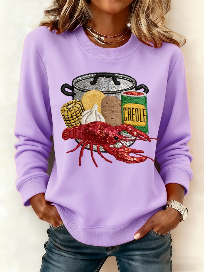 Women's casual carnival sweatshirt