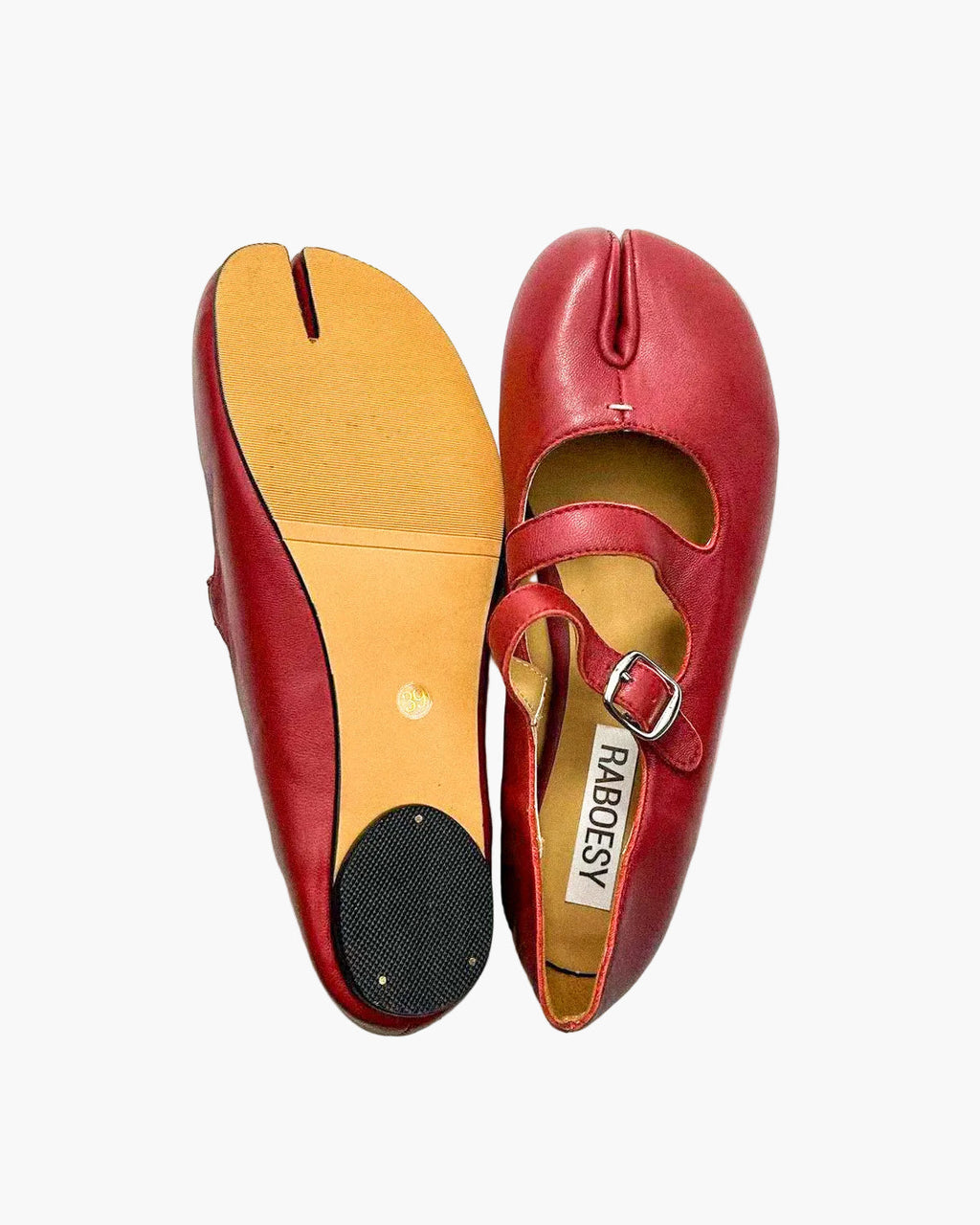 Double Straps Tabi Ballet Flats