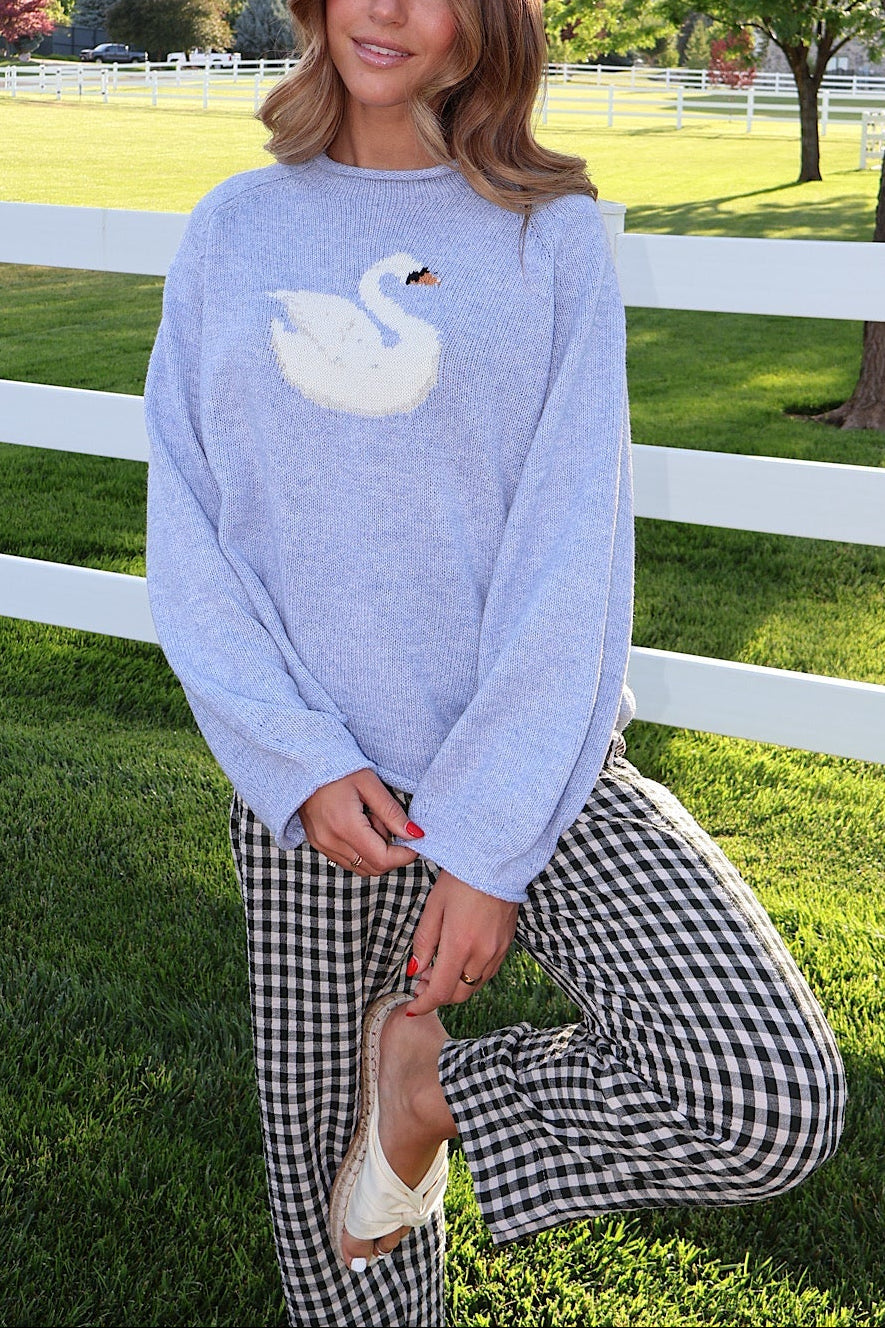 Swan Knit Sweater