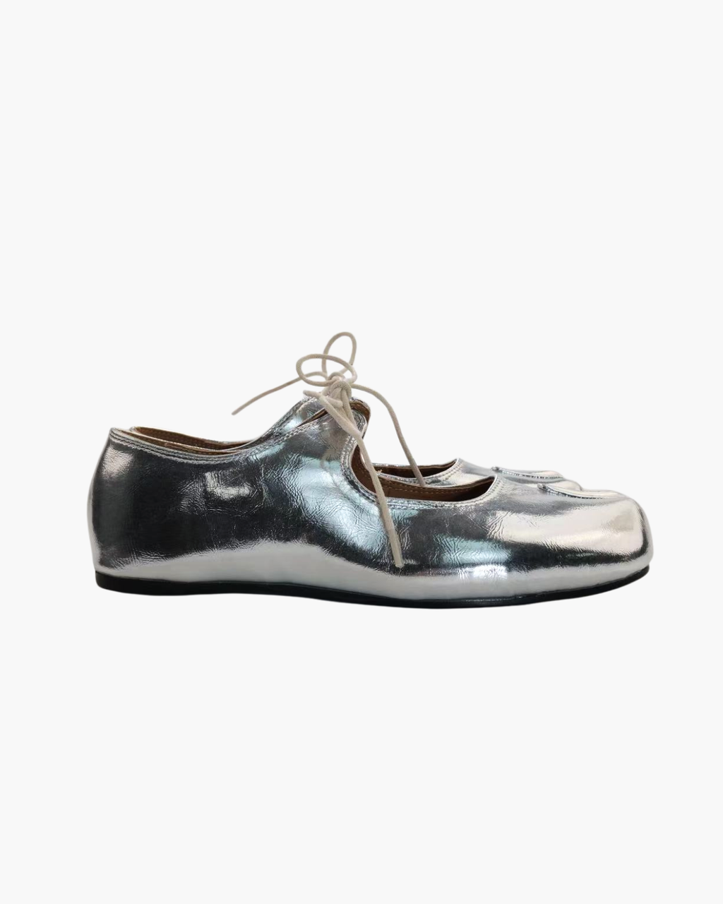 Lace Up Tabi Flats