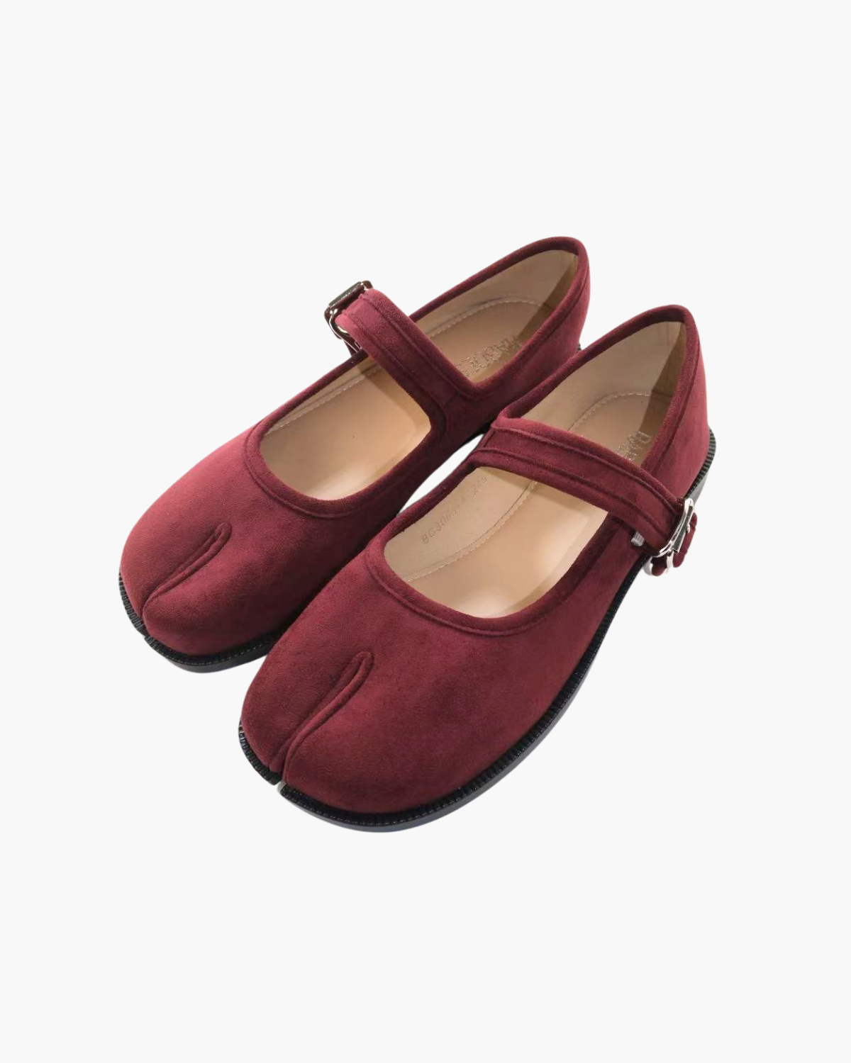 Suede Tabi Mary Jane Flats