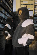 Sherpa Panel Zip Hoodie