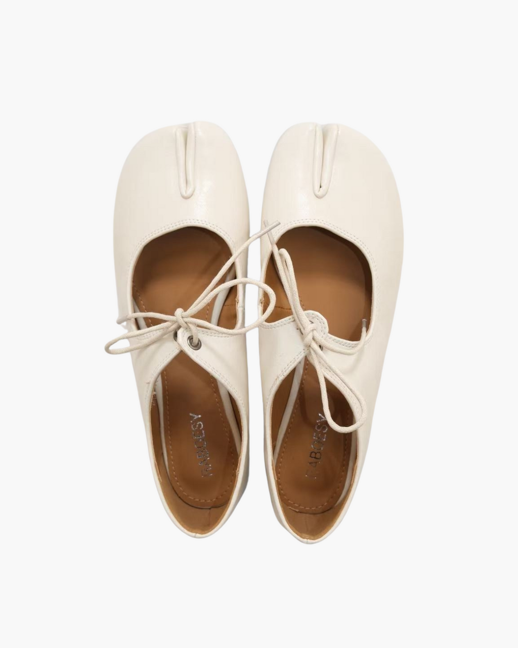 Lace Up Tabi Flats