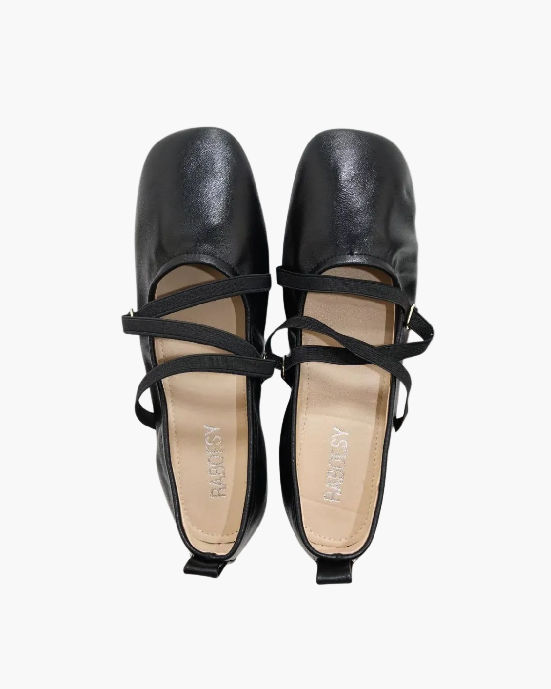 Cross Straps Foldable Ballet Flats