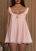 Elegant Ruffle Solid Flowy Skirt Set