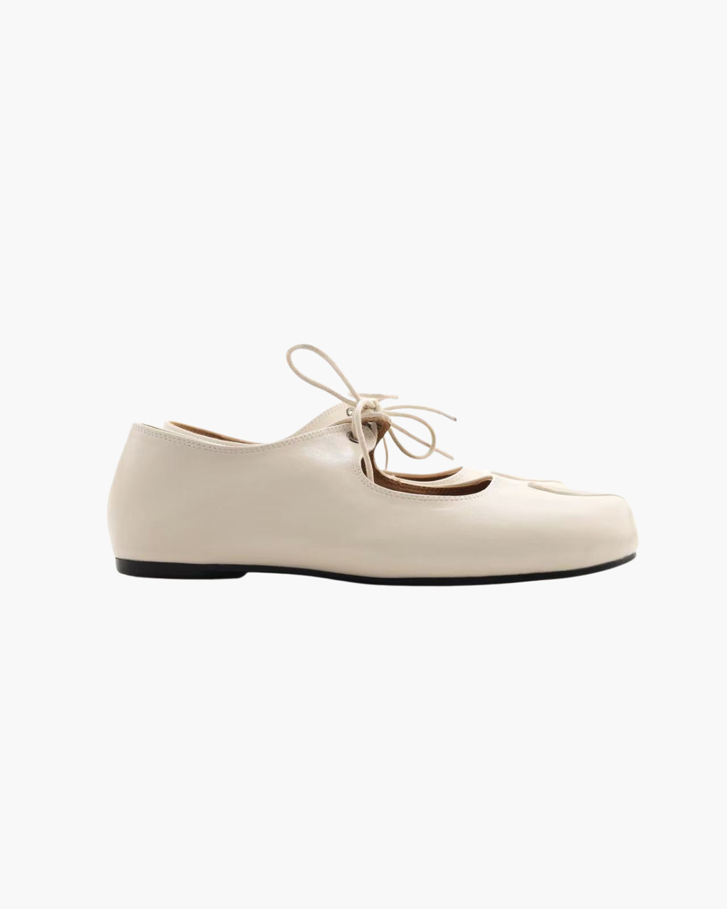 Lace Up Tabi Flats