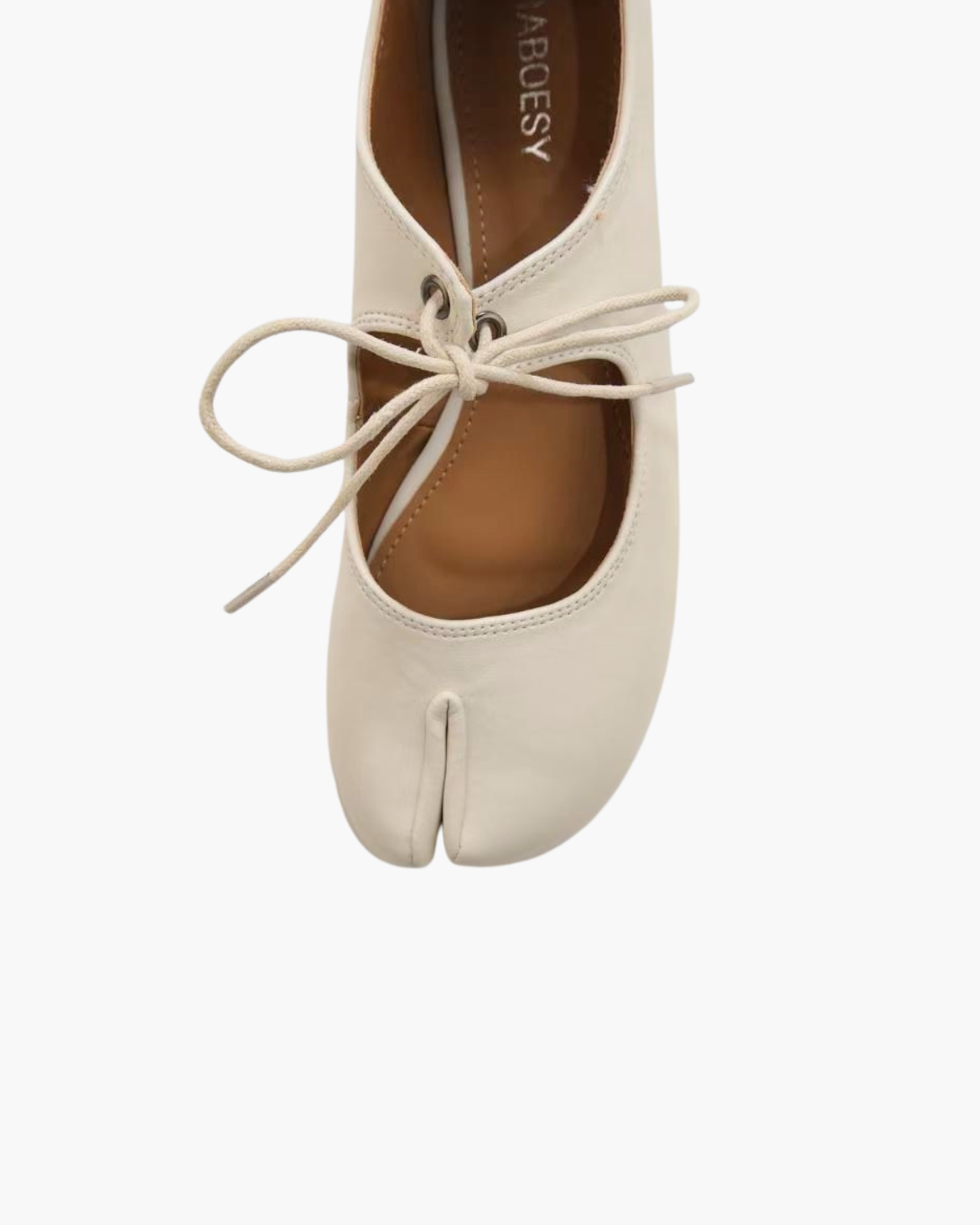 Lace Up Tabi Flats