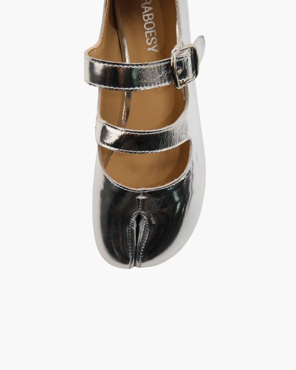 Double Straps Tabi Ballet Flats