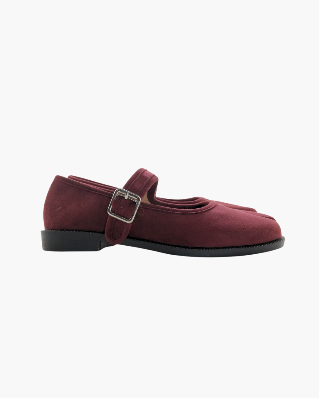 Suede Tabi Mary Jane Flats