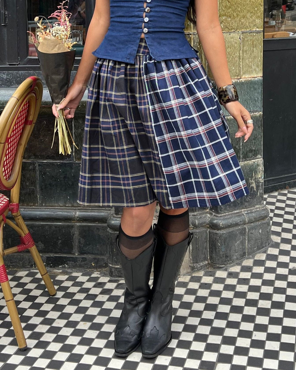 The Lottie Skirt in Tartan